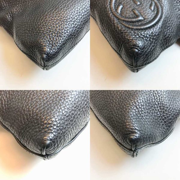 3 gu230914 1m 02 Gucci Body Bag Pouch Soho Interlocking G Black