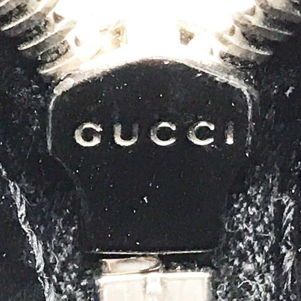 3 gu230928 1m 04 Gucci Zipper Wallet GG Embossed Coin Case Black