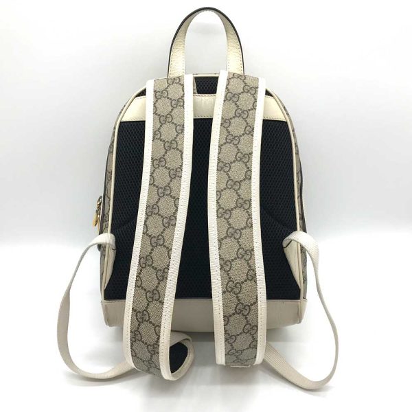 3 gu231108 2u 01 Gucci Ophidia GG Small Backpack Rucksack White