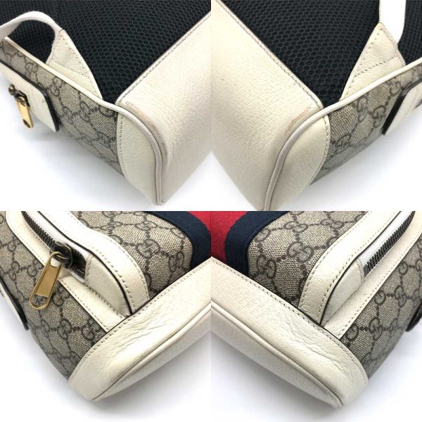 3 gu231108 2u 02 Gucci Ophidia GG Small Backpack Rucksack White