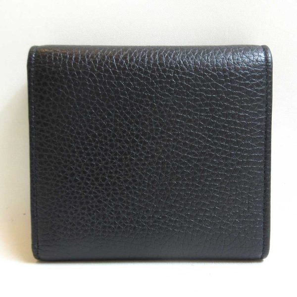 3 gu231203 1u 01 Gucci Wallet Leather Trifold Black