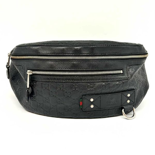 3 gu240613 1 Gucci Shima Waist Belt Bag Sherry Line Black