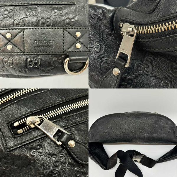 3 gu240613 1 03 Gucci Shima Waist Belt Bag Sherry Line Black