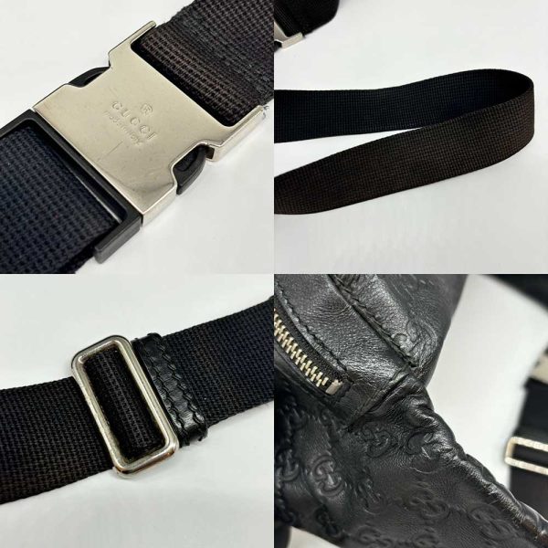 3 gu240613 1 04 Gucci Shima Waist Belt Bag Sherry Line Black