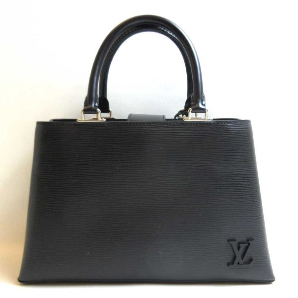 3 lv230710 1u Louis Vuitton Epi Kleber PM Handbag Black