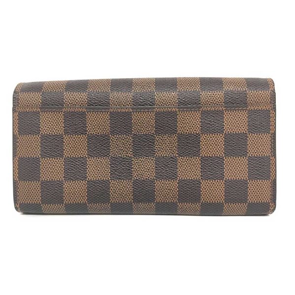 3 lv240525 1 01 Louis Vuitton Portefeuille Sara Long Wallet Brown