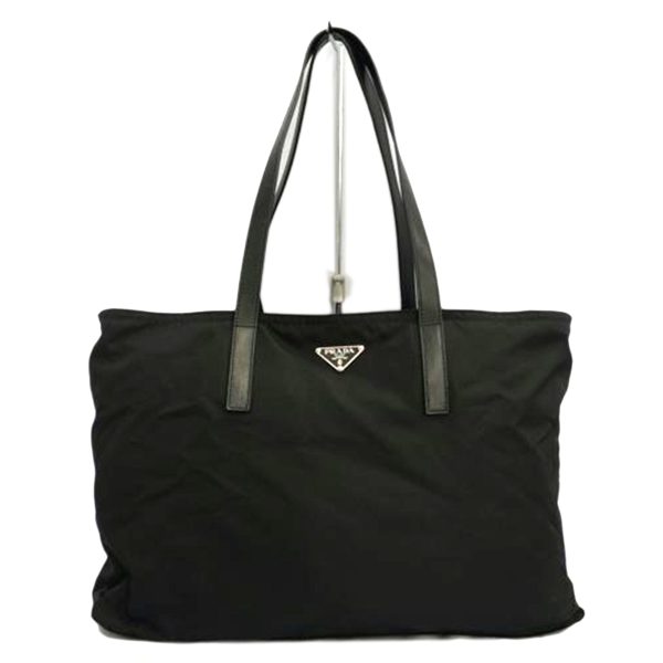 30004 1 Prada Nylon Tote Bag Black