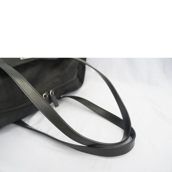 30004 4 Prada Nylon Tote Bag Black