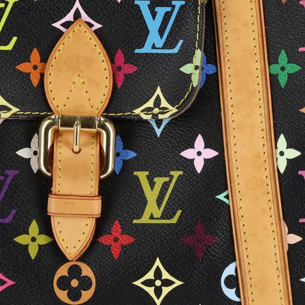 30088 7 Louis Vuitton Aurelia MM Bag Monogram Multicolor