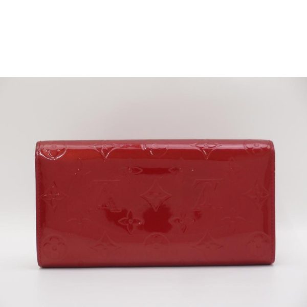 30142 2 Louis Vuitton Portefeuil Sala Vernis Pomme dAmour Red