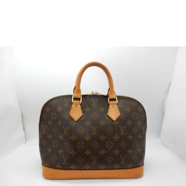 30153 2 Louis Vuitton Alma PM Monogram Handbag Brown