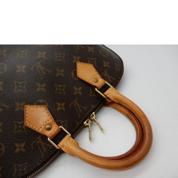 30153 4 Louis Vuitton Alma PM Monogram Handbag Brown