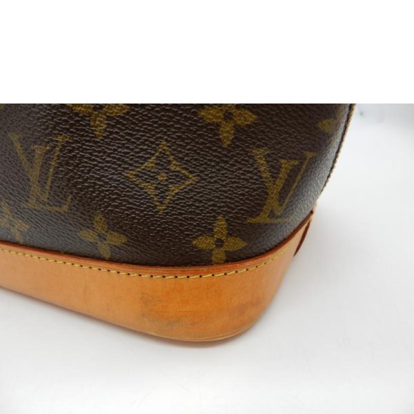 30153 6 Louis Vuitton Alma PM Monogram Handbag Brown