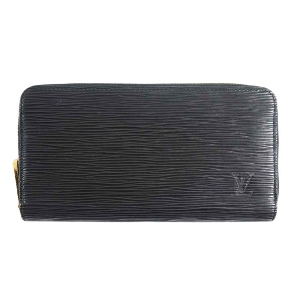 30241 1 Louis Vuitton Zippy Wallet Epi Black