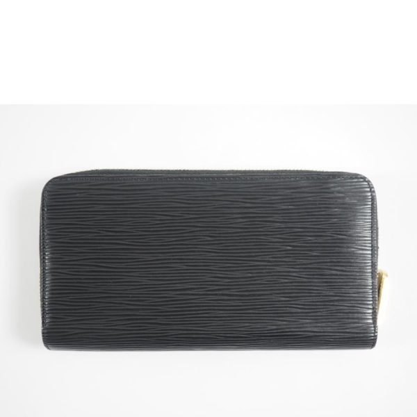 30241 2 Louis Vuitton Zippy Wallet Epi Black