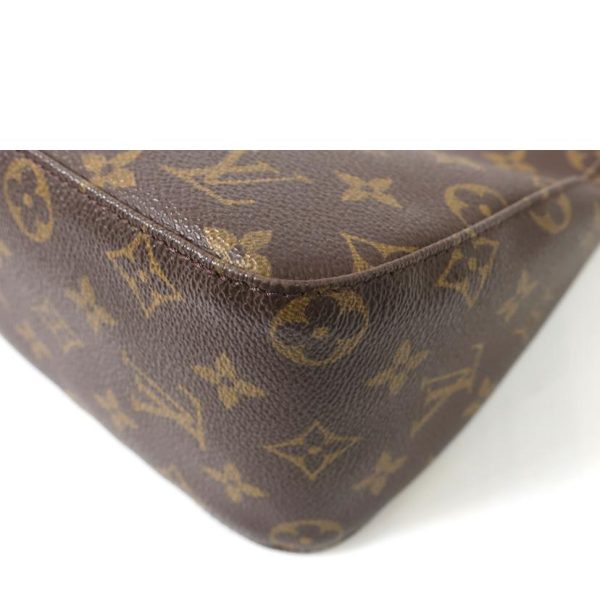 30347 4 Louis Vuitton Looping MM Monogram Handbag Brown