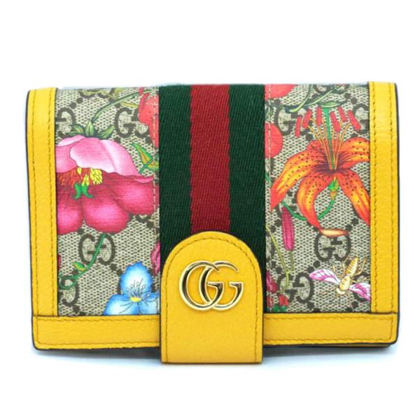 30393 1 Gucci Ophidia GG Flora Passport Case