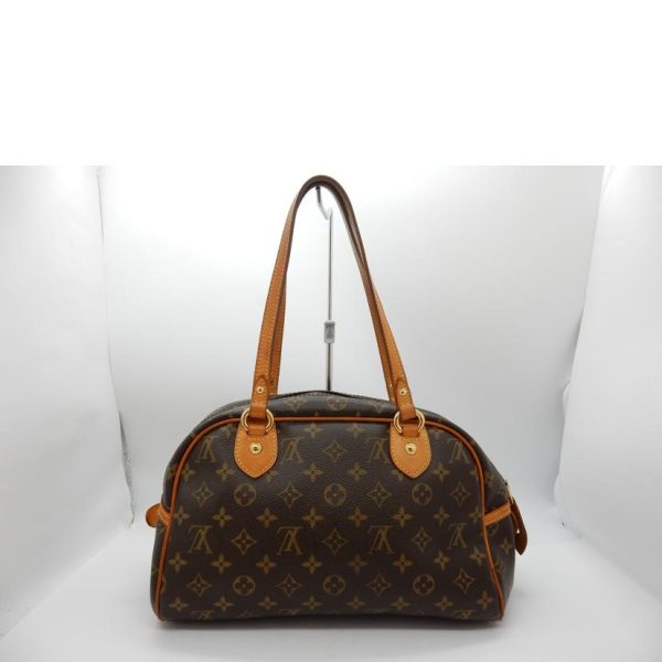 30498 2 Louis Vuitton Montorgueil PM Monogram Shoulder Bag Brown