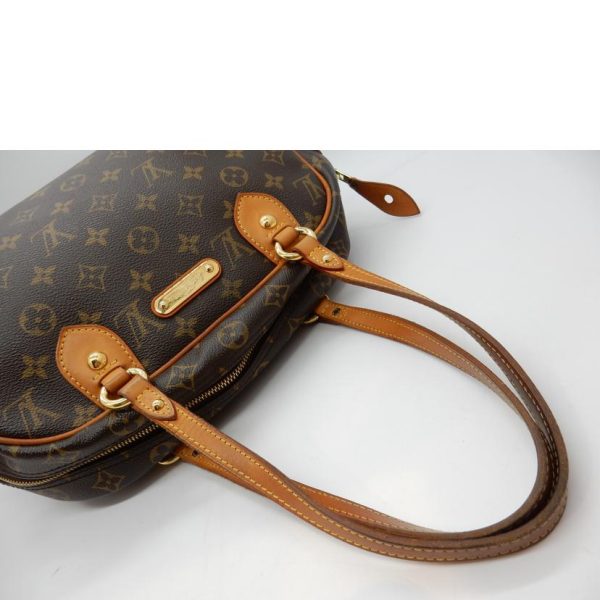 30498 4 Louis Vuitton Montorgueil PM Monogram Shoulder Bag Brown