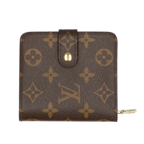 30529 1 Louis Vuitton Compact Zip Wallet Monogram