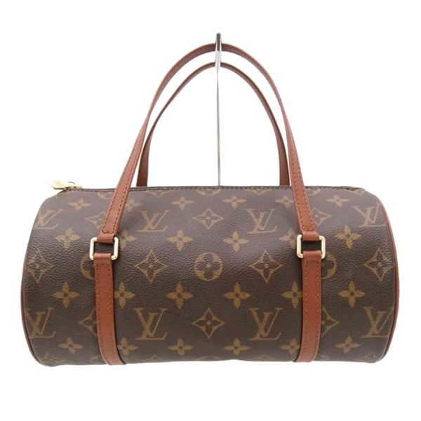 30580 1 Louis Vuitton Early Papillon 26 Monogram Bag Brown