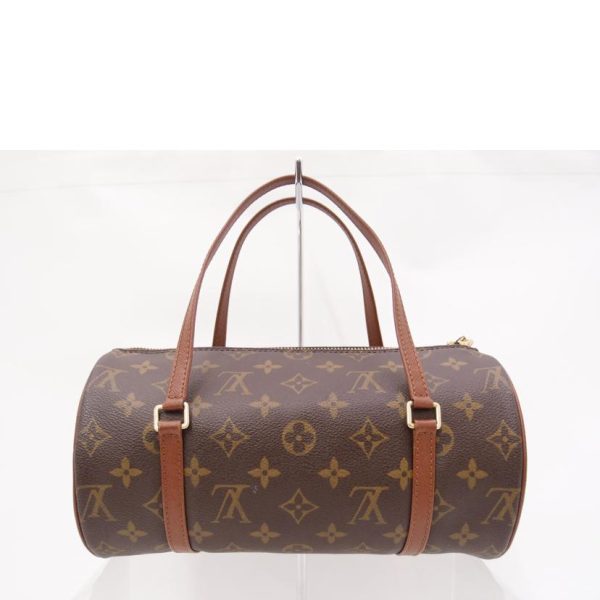 30580 2 Louis Vuitton Early Papillon 26 Monogram Bag Brown