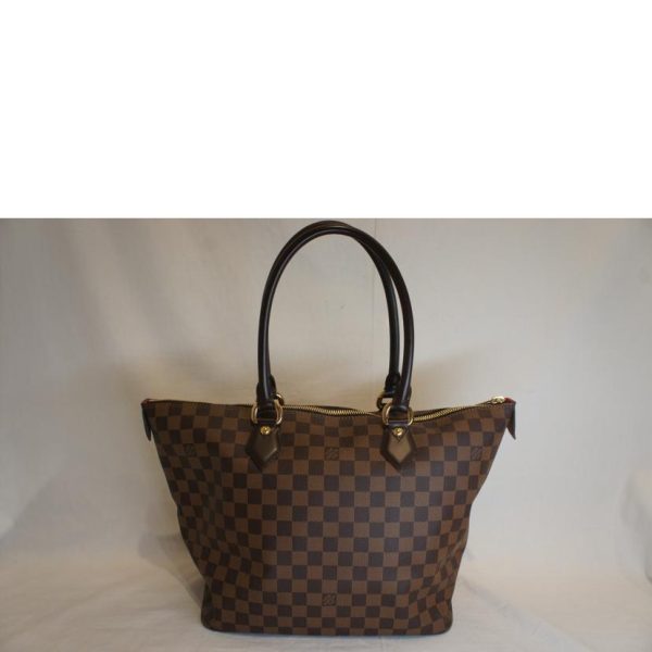 30707 2 Louis Vuitton Saleya MM Bag Damier Ebene Brown