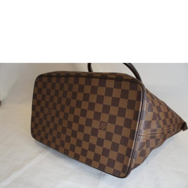 30707 3 Louis Vuitton Saleya MM Bag Damier Ebene Brown