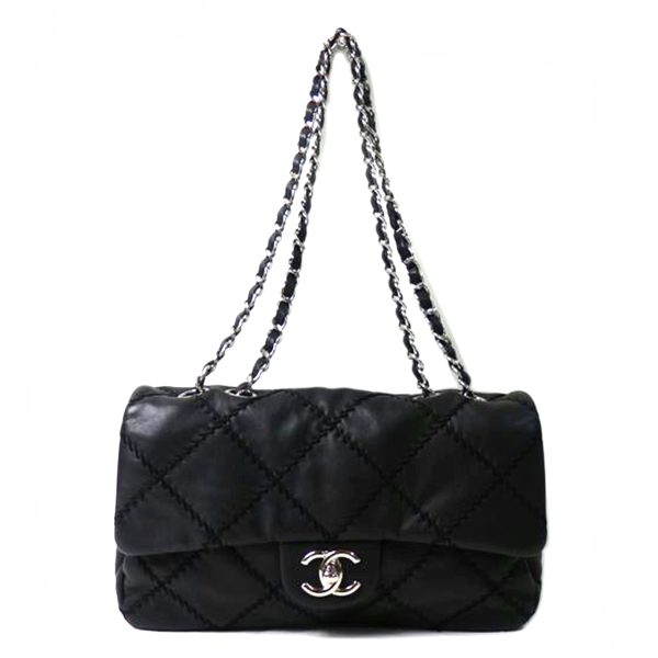 30740 1 Chanel Lambskin Ultra Stitch Chain Shoulder Bag