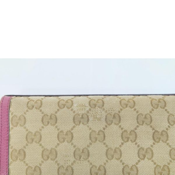 30812 7 Gucci Brie GG Canvas Long Wallet