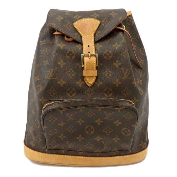 30844 1 Louis Vuitton Monsori GM Monogram Backpack Brown