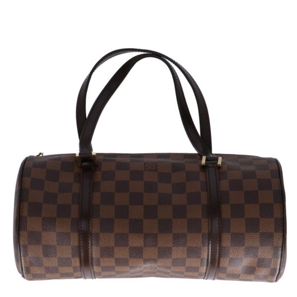 30851 2 Louis Vuitton Papillon 30 Bag Damier Ebene Brown