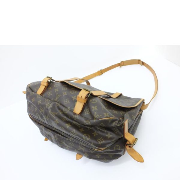 30868 3 Louis Vuitton Saumur 43 Bag Monogram Canvas Brown