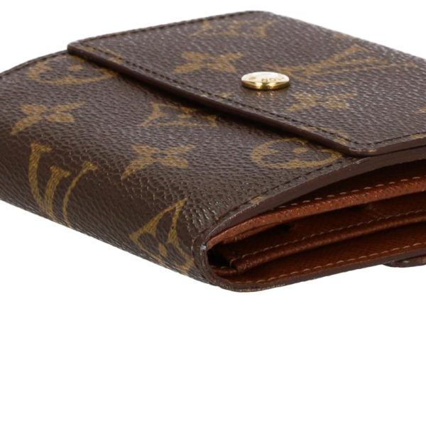 30941 3 LOUIS VUITTON Portomone Bier Cult Credit Wallet Monogram Brown