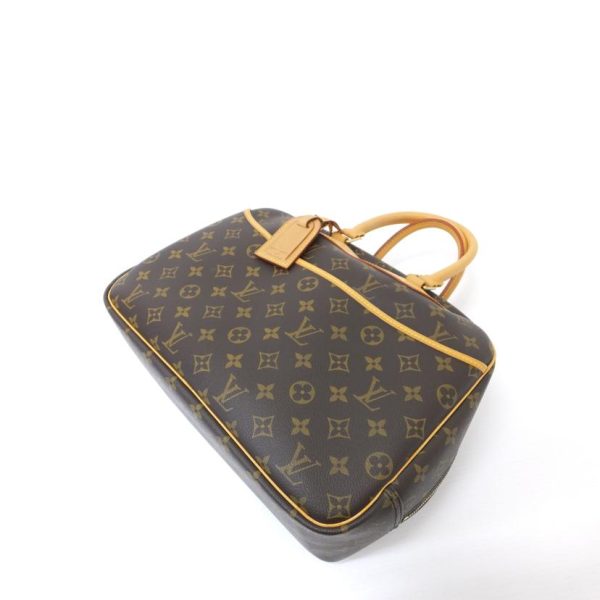 31014 4 Louis Vuitton Deauville Monogram Handbag Brown