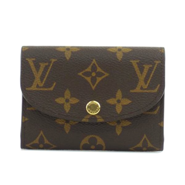 31047 1 Louis Vuitton Portomone Rosali Monogram Wallet Brown