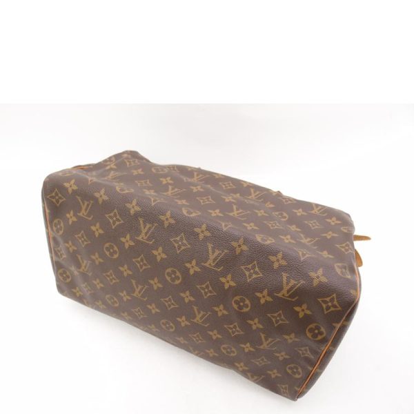 31105 3 Louis Vuitton Old Speedy 35 Monogram Bag Brown