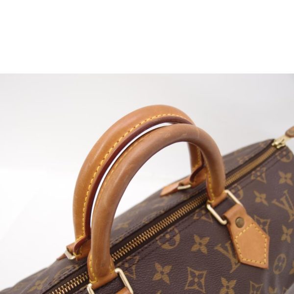 31105 4 Louis Vuitton Old Speedy 35 Monogram Bag Brown