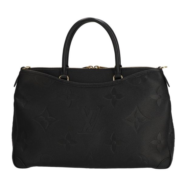 31249 2 Louis Vuitton Trianon MM Monogram Empreinte Handbag Noir