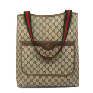 31253 1 Gucci Waist Bag Body Bag GG Canvas Beige Dark Brown