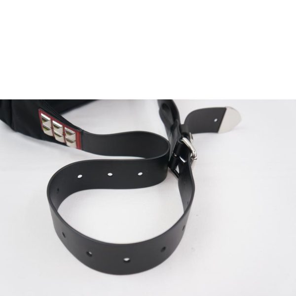 31277 3 PRADA Prada Nylon Belt Bag Black