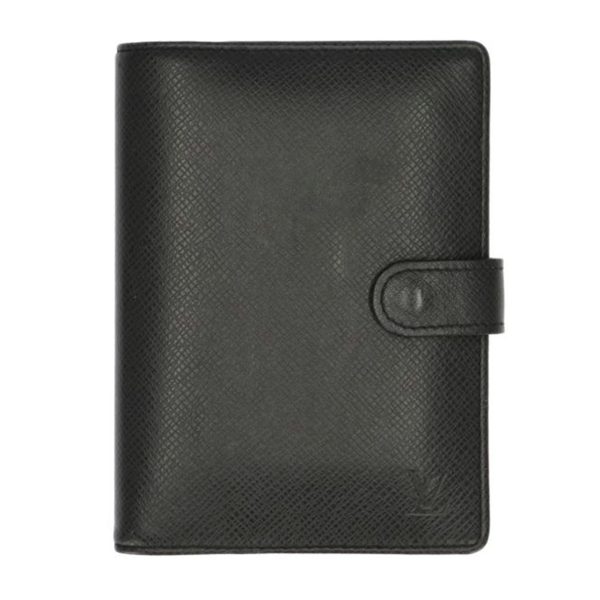 31339 1 Louis Vuitton Taiga Agenda PM Portfolio Black