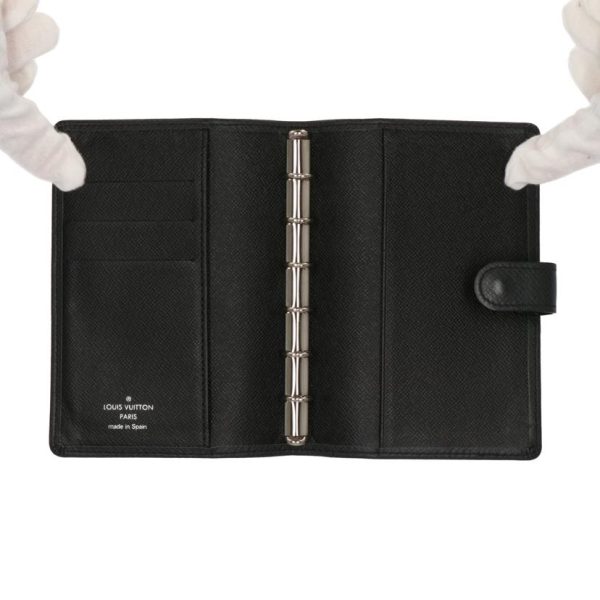 31339 4 Louis Vuitton Taiga Agenda PM Portfolio Black