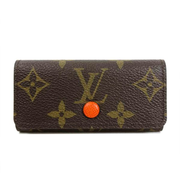 31475 1 Louis Vuitton Multicle 4 Key Holder Monogram Brown