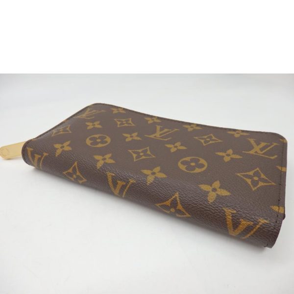 31518 3 Louis Vuitton Monogram Zippy Wallet Brown