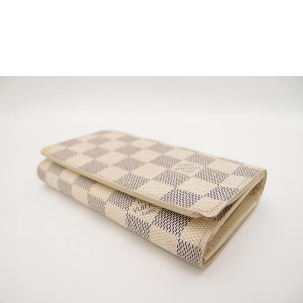 31634 3 Louis Vuitton Tresor Wallet Damier Azur