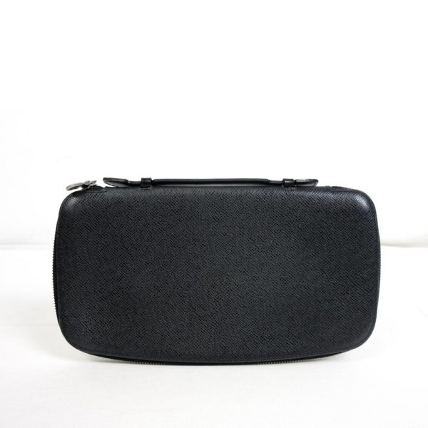 31673 2 Louis Vuitton Organizer Taiga Wallet Black