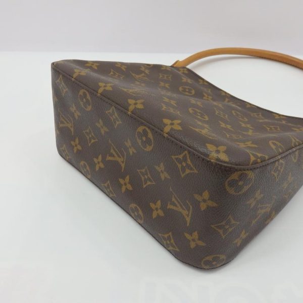 31728 4 Louis Vuitton Looping PM Monogram Tote Bag Brown