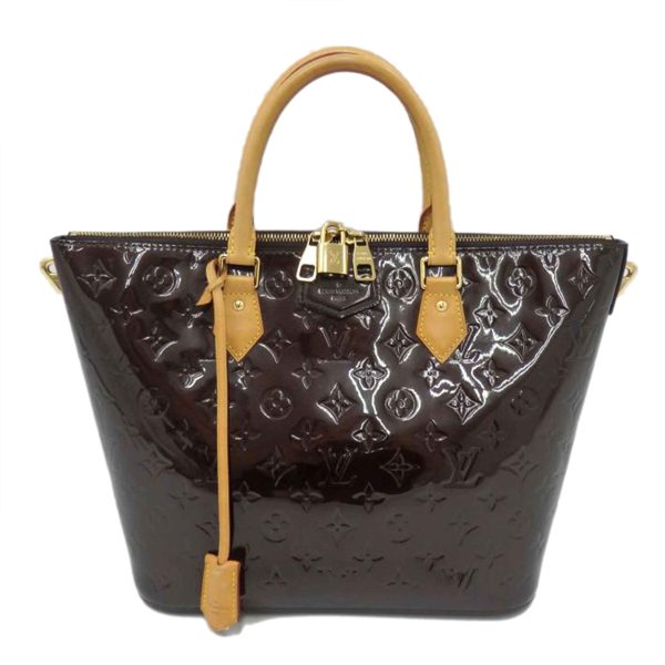 31735 1 Louis Vuitton Montebello MM Vernis Shoulder Bag Amaranto