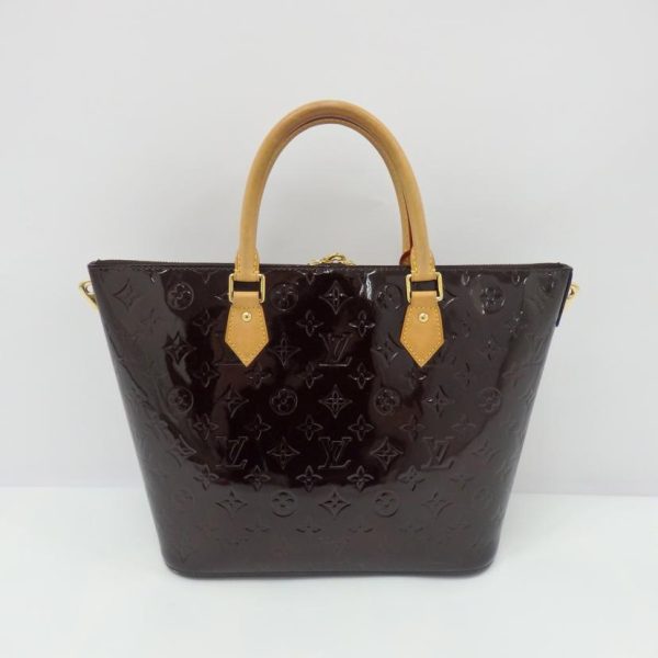 31735 2 Louis Vuitton Montebello MM Vernis Shoulder Bag Amaranto